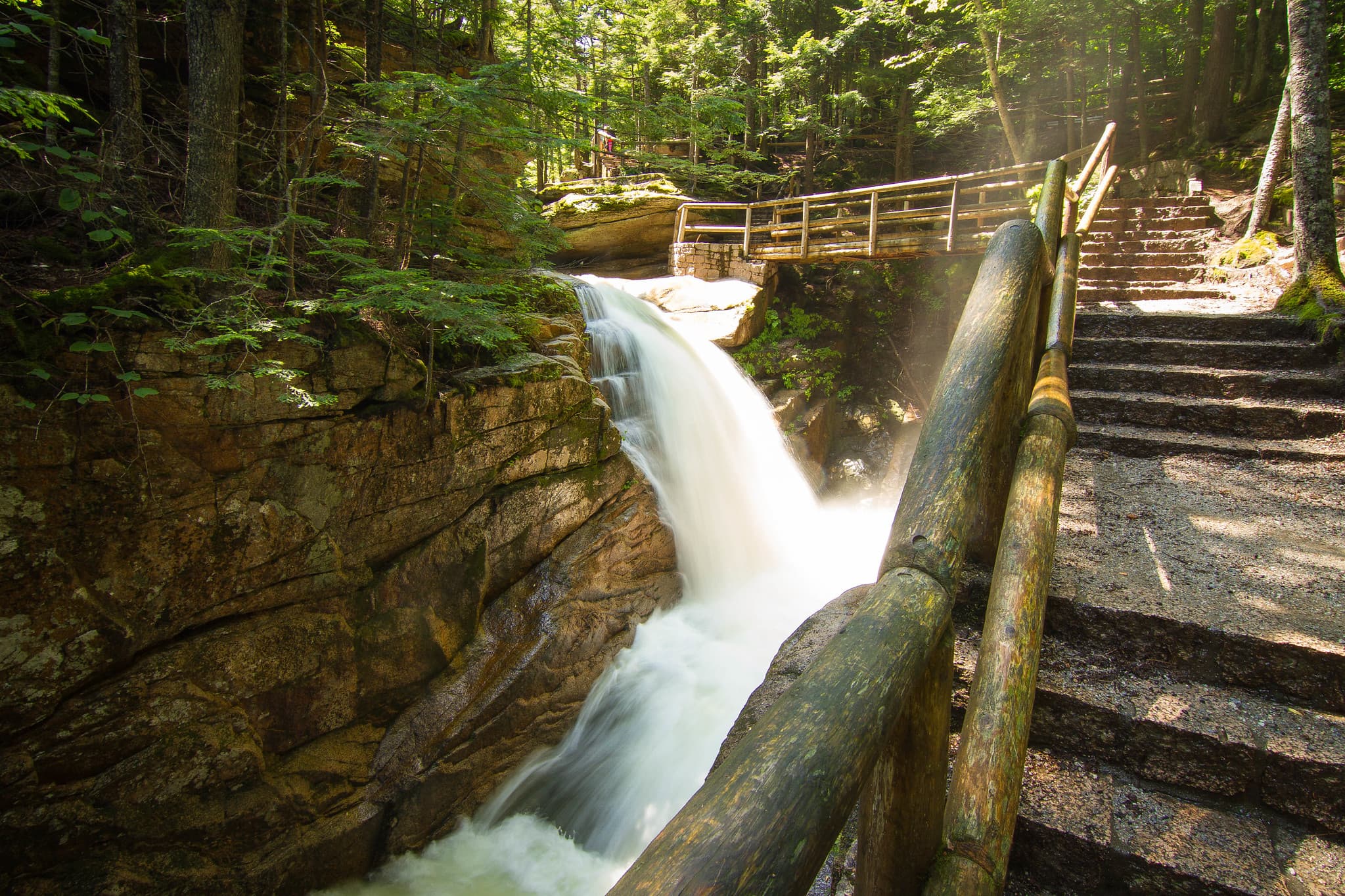 Sabbaday Falls scene in New Hampshire (gallery 3). User-supplied image. verify license/ownership before public publish.