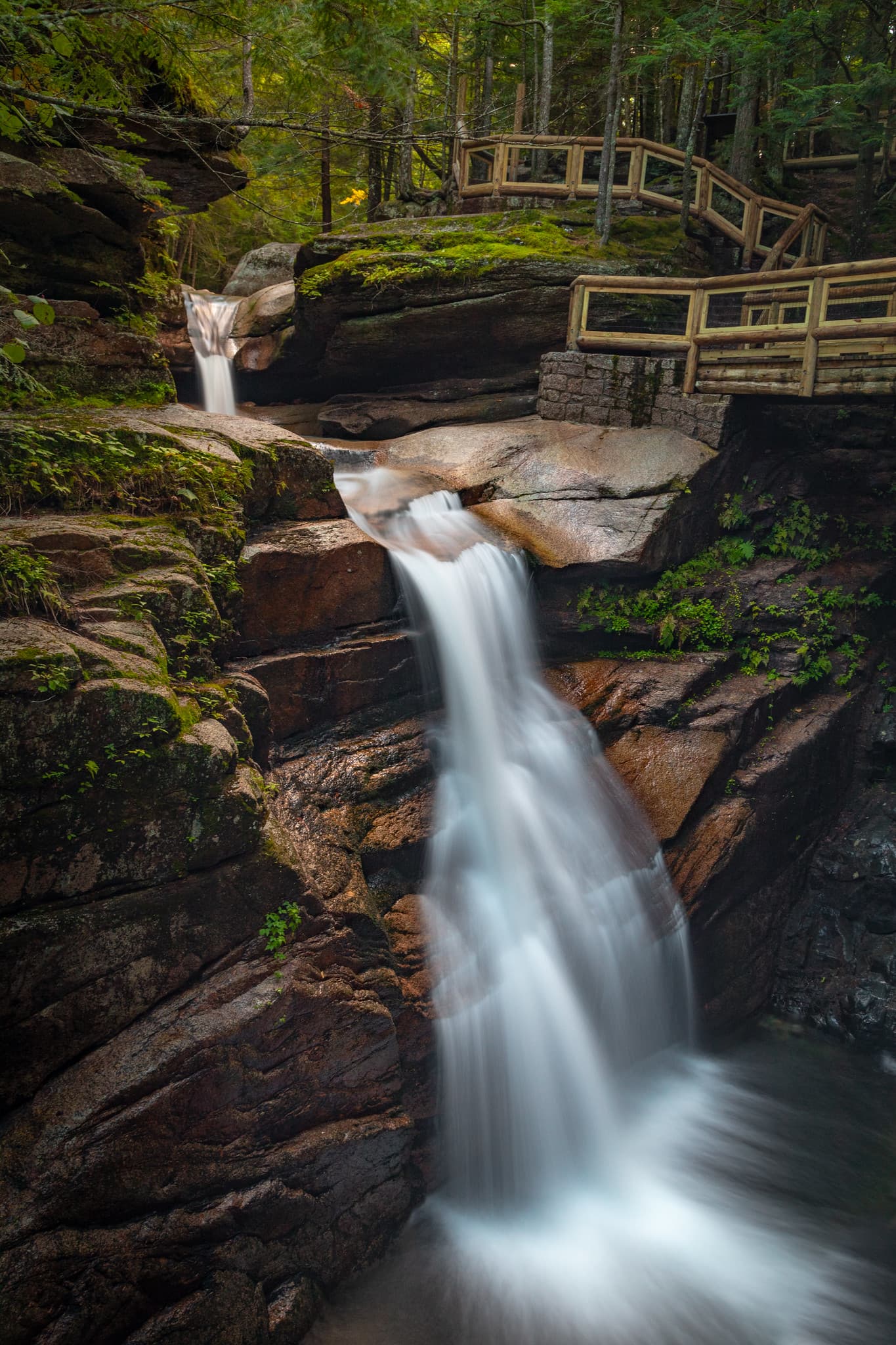 Sabbaday Falls scene in New Hampshire (gallery 4). User-supplied image. verify license/ownership before public publish.