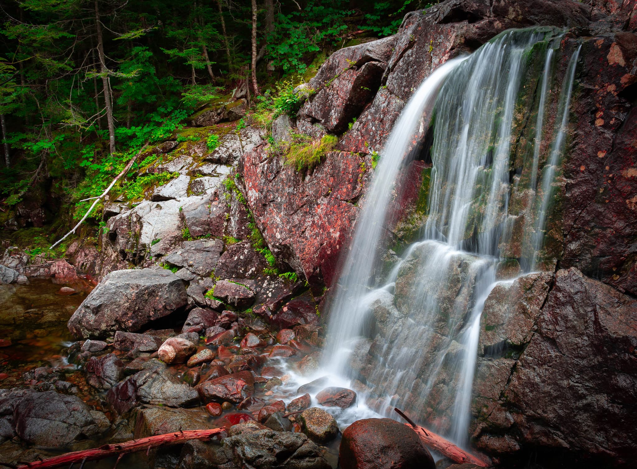 Franconia Falls view in New Hampshire, gallery 2. User supplied image. Verify rights before public publish.