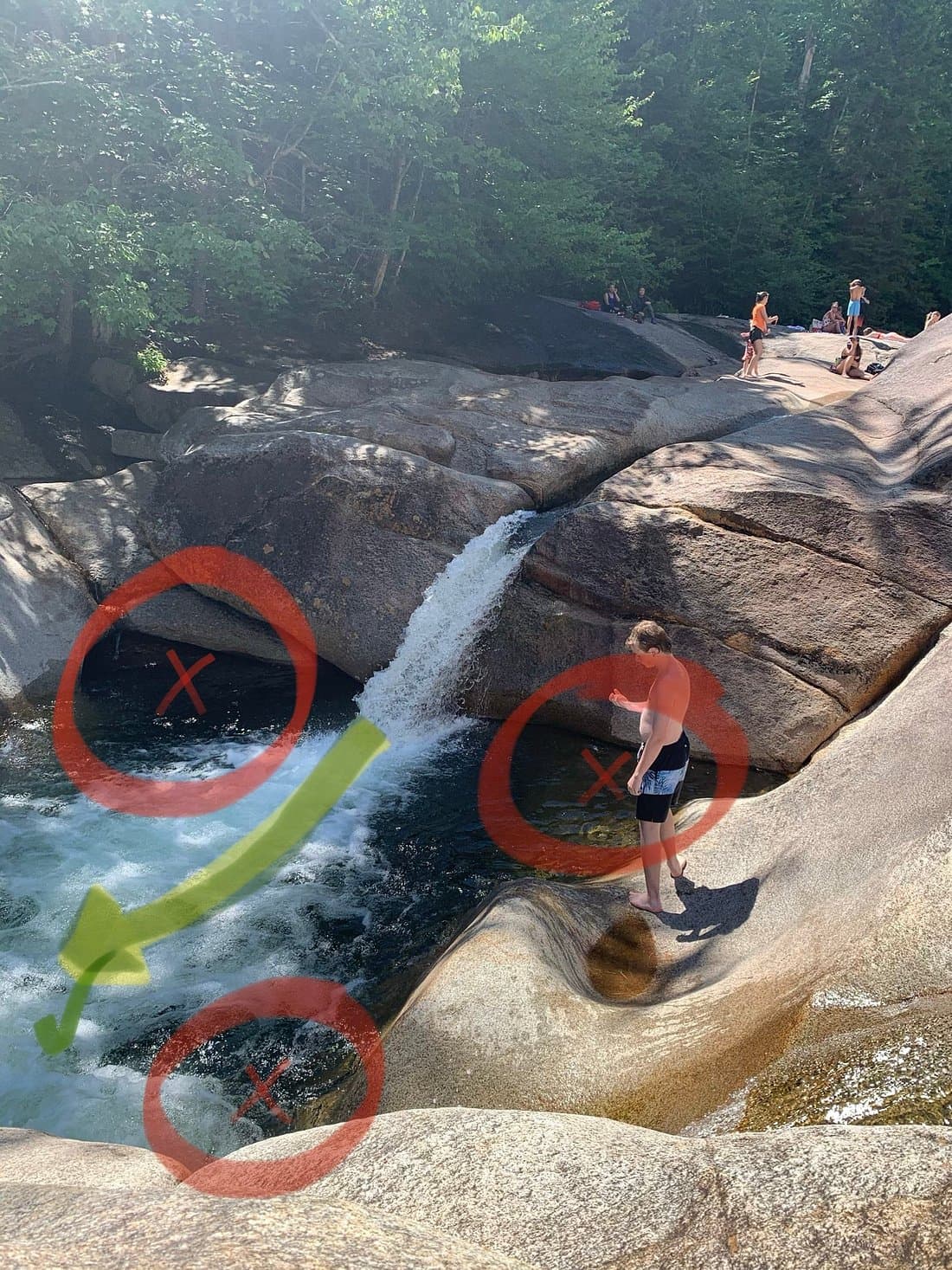 Franconia Falls view in New Hampshire, gallery 4. User supplied image. Verify rights before public publish.