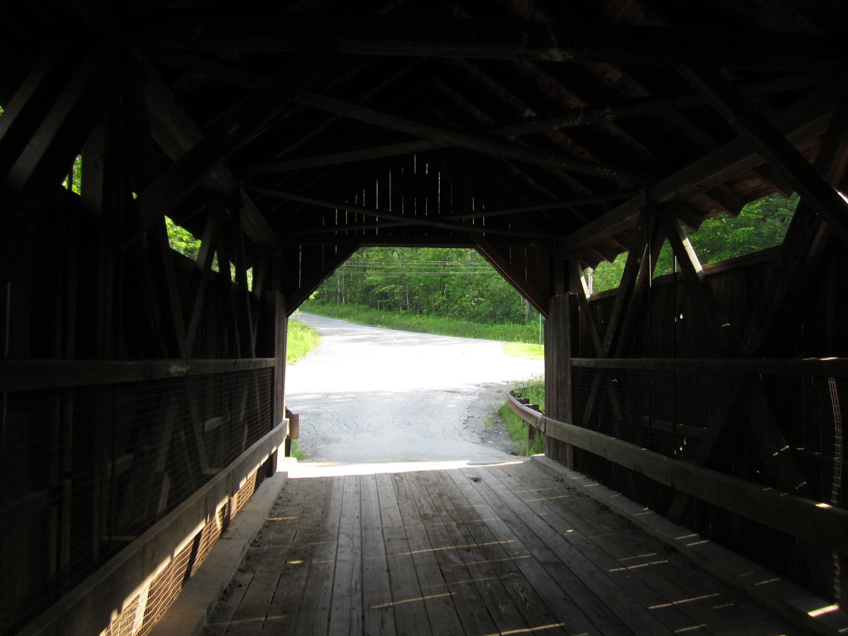 Additional view along Gold Brook near the bridge pool, Stowe, Vermont.